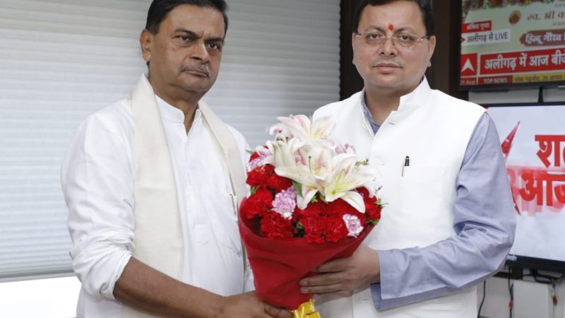 मुख्यमंत्री ने नई दिल्ली में केंद्रीय ऊर्जा मंत्री से की मुलाकात, राज्य के बॉर्डर एरिया में विद्युत लाइनें एवं विद्युत संयंत्र स्थापित करने का केंद्रीय मंत्री ने दिया आश्वाशन, उत्तराखण्ड को कोयला आधारित संयंत्रों से 400 मेगावाट स्थायी आवंटन किए जाने का भी किया अनुरोध।