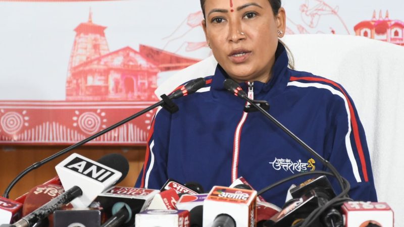 वाॅलंटियर डाटा बेस तैयार करेगा उत्तराखंड, हजारों वॉलेंटियर का रजिस्ट्रेशन होना राष्ट्रीय खेलों के प्रति युवाओं के उत्साह को दर्शाता है जो कि स्वागतयोग्य : रेखा आर्या।