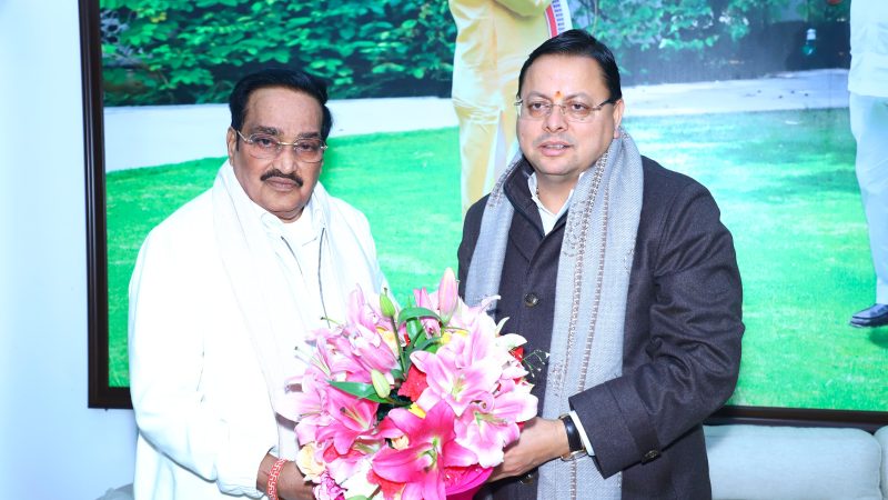 मुख्यमंत्री धामी ने नई दिल्ली में केंद्रीय जल शक्ति मंत्री से की शिष्टाचार भेंट, नई जल विद्युत परियोजनाओं की स्वीकृति दिए जाने का किया अनुरोध।
