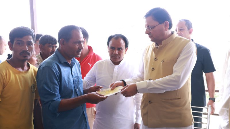 आपदा प्रभावितों को राज्य आपदा मोचन निधि व मुख्यमंत्री राहत कोष के तहत आर्थिक सहायता प्रदान की गई।
