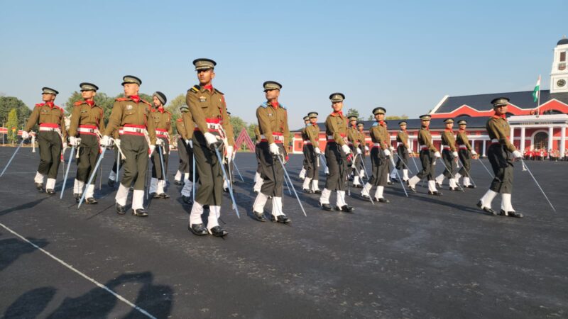 भारतीय सेना को मिले 491 सैन्य अ​धिकारी, मित्र देशों के 34 कैडेटों ने लिया भाग।