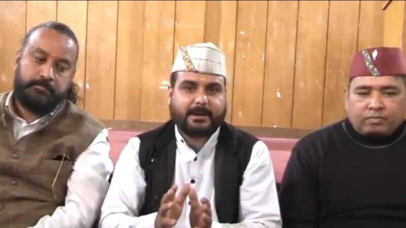 हरिपुर-कालसी जमीन विवाद- स्वाभिमान मोर्चा के अध्यक्ष ने SIT गठन की मांग।
