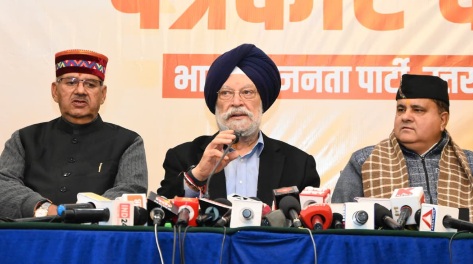 केंद्रीय बजट 2026-27 तेजी से बढ़ते भारत के आत्मविश्वास को दर्शाता है- हरदीप सिंह पुरी।