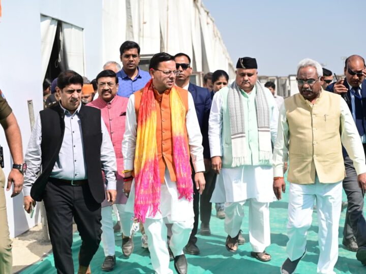 केन्द्रीय गृह एवं सहकारिता मंत्री का हरिद्वार दौरा, बैरागी कैम्प में प्रस्तावित भ्रमण कार्यक्रम की तैयारियों का मुख्यमंत्री ने किया स्थलीय निरीक्षण।