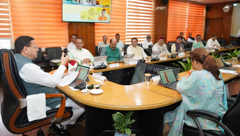 मुख्यमंत्री धामी की अध्यक्षता में हुई मंत्रिमंडल की बैठक, कैबिनेट द्वारा लिए गये महत्वपूर्ण निर्णय।